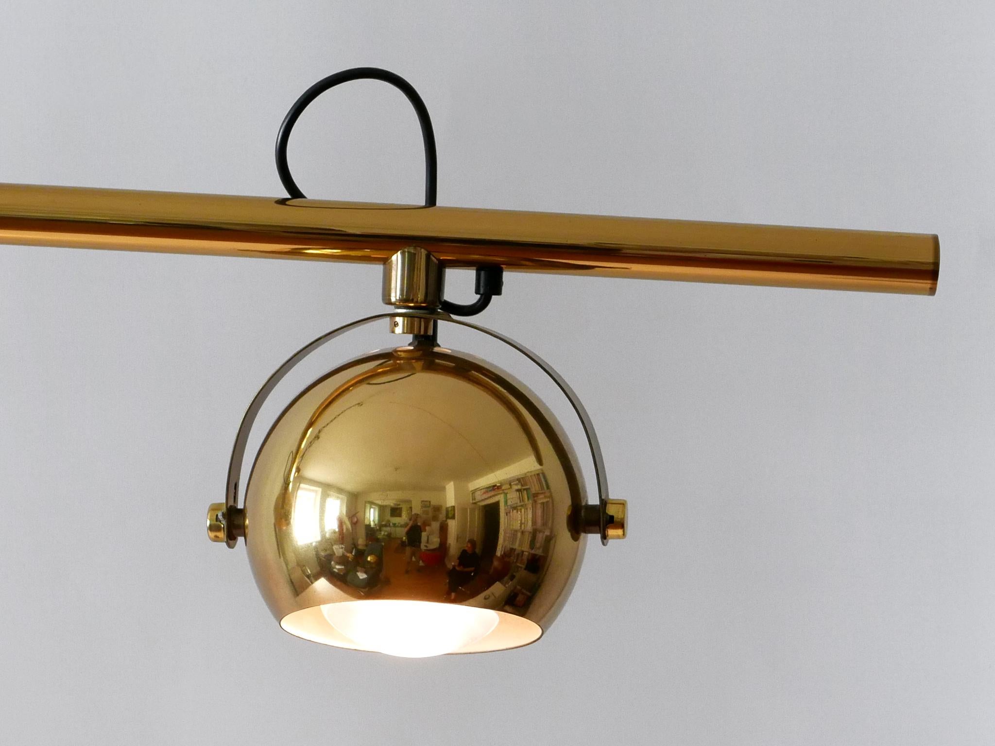 Mid-Century Modern Three-Flamed Ceiling Lamp or Spots by Sische Germany 1960s For Sale 2