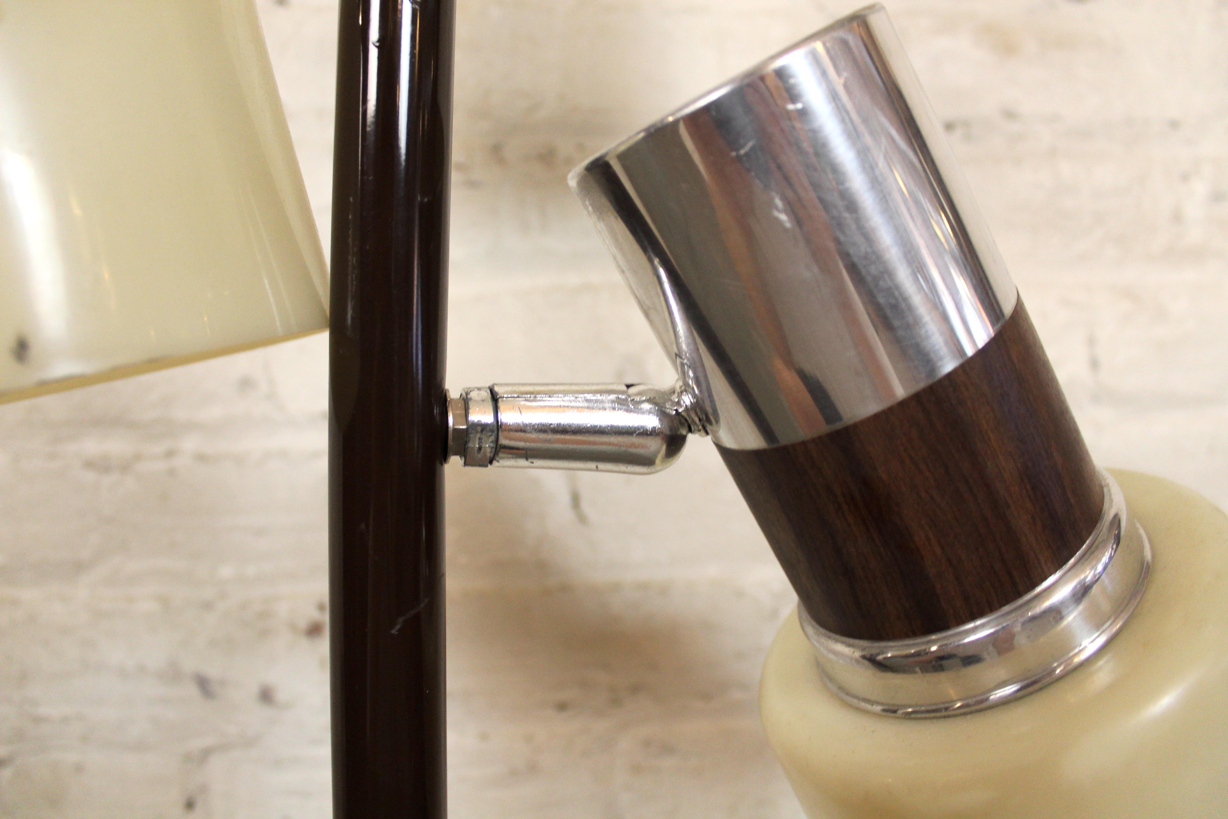 Mid-Century Modern Three Head Tension Lamp Attr. Gerald Thurston for Lightolier For Sale 2