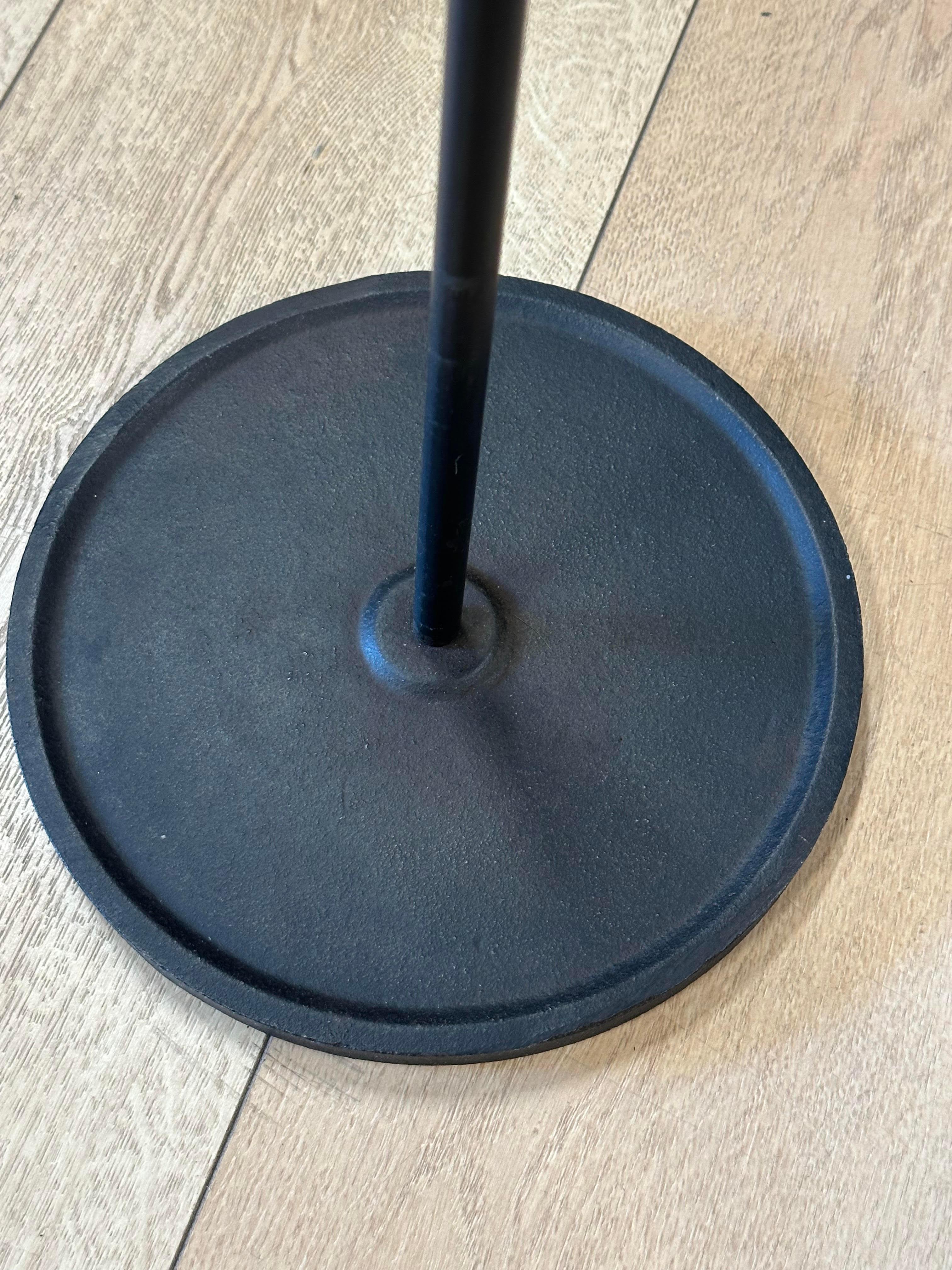 Mid Century Modern Three-Piece Standing Fireplace Tool Set 1