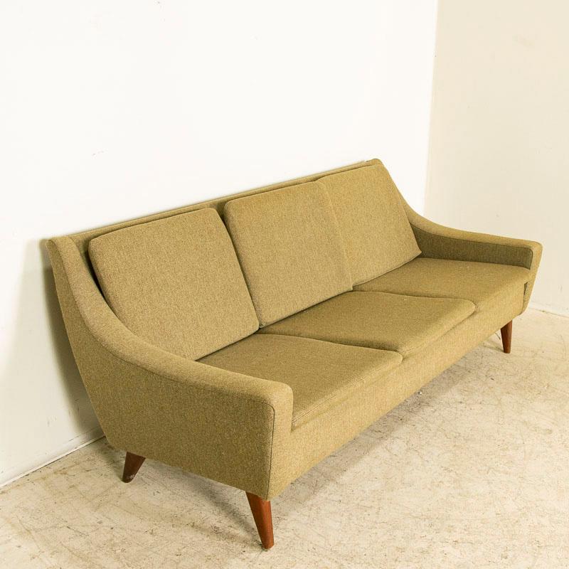 Fabric Mid-Century Modern Three Seat Sofa & Chair Set from Denmark