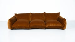 Mid-Century Modern Three Seater Marenco Sofa by Mario Marenco