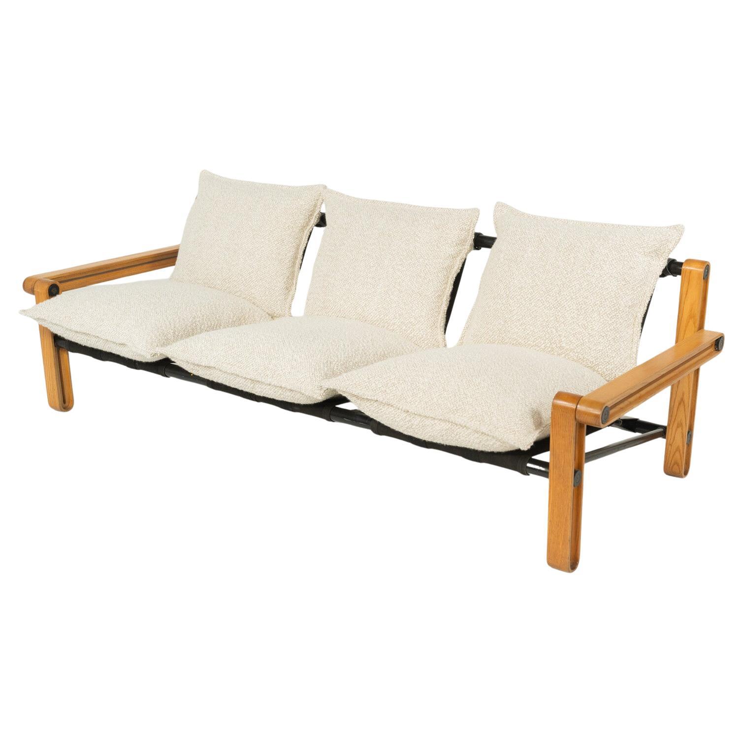 Mid-Century Modern Three-Seater Sofa, 1960s - New Upholstery