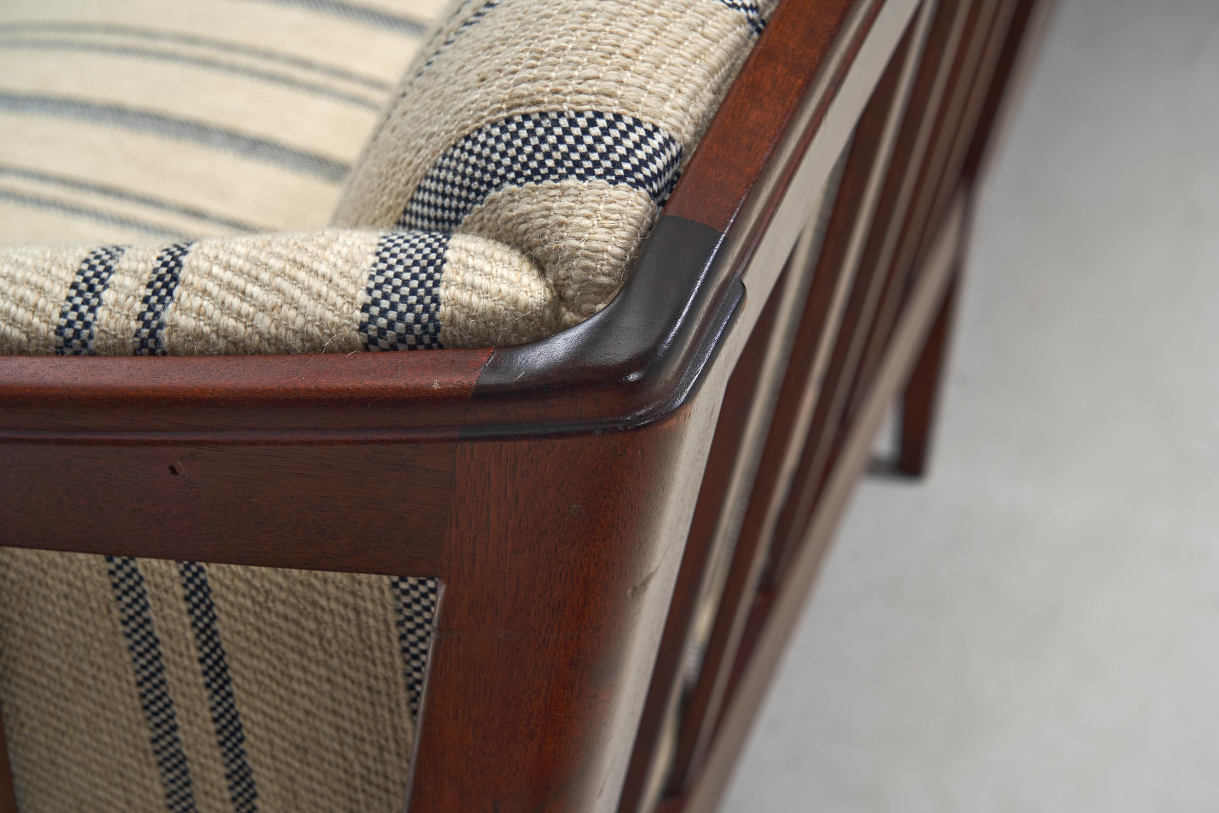 Mid-Century Modern Three-Seater Sofa by Carl Malmsten (Attr.), Sweden 1960s 4