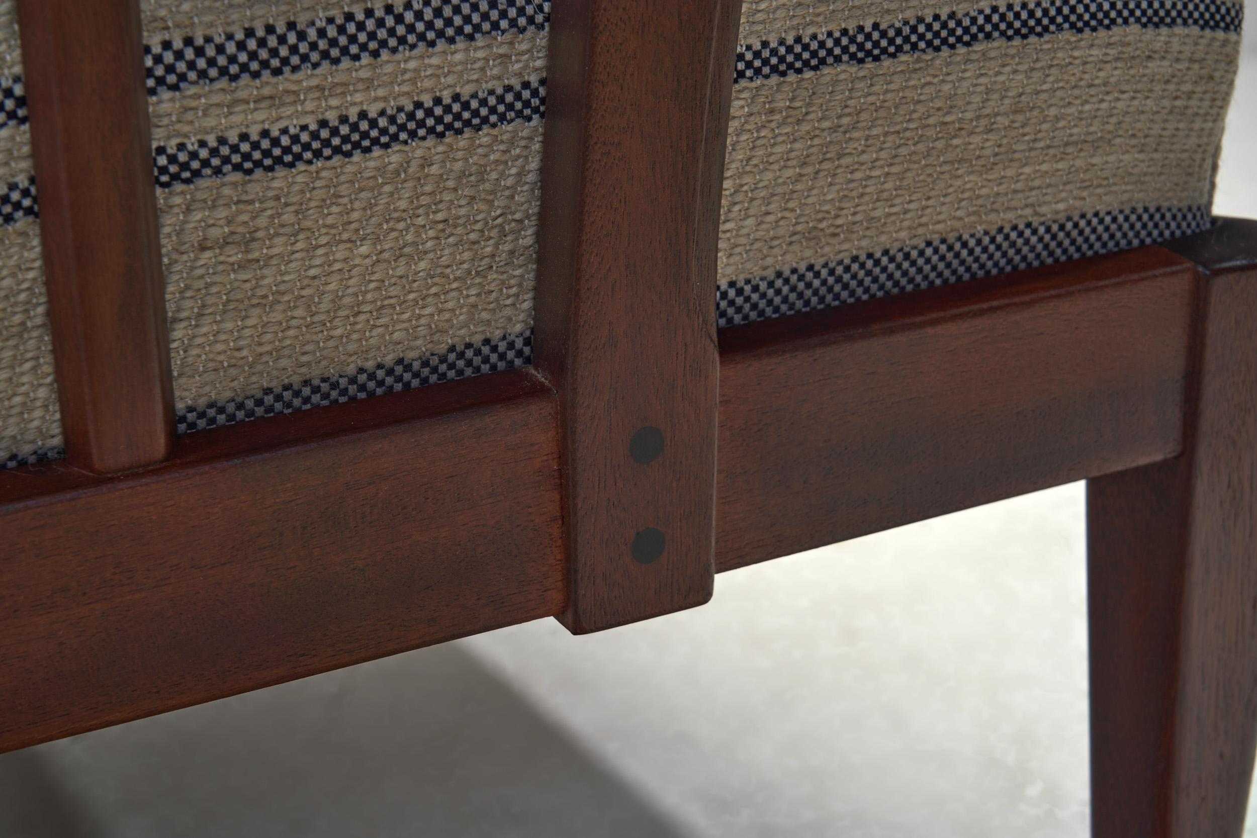 Mid-Century Modern Three-Seater Sofa by Carl Malmsten (Attr.), Sweden 1960s 8