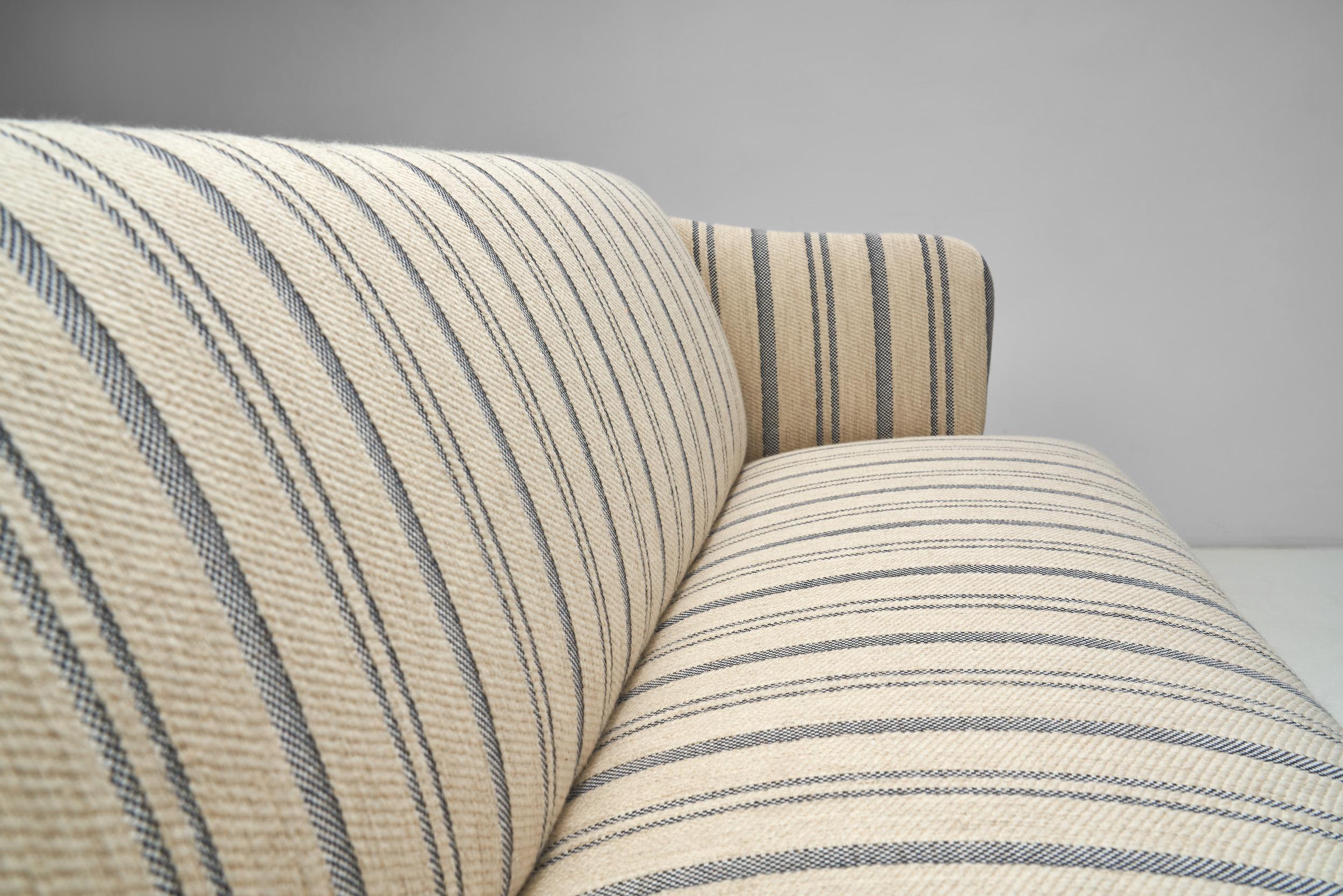 Mid-Century Modern Three-Seater Sofa by Carl Malmsten (Attr.), Sweden 1960s 3