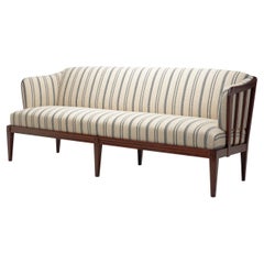 Mid-Century Modern Three-Seater Sofa by Carl Malmsten (Attr.), Sweden 1960s