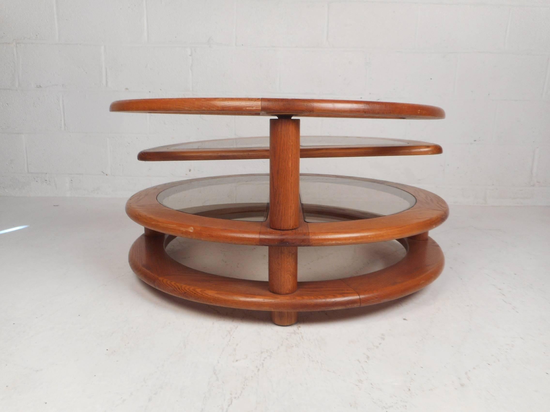 three tier coffee table
