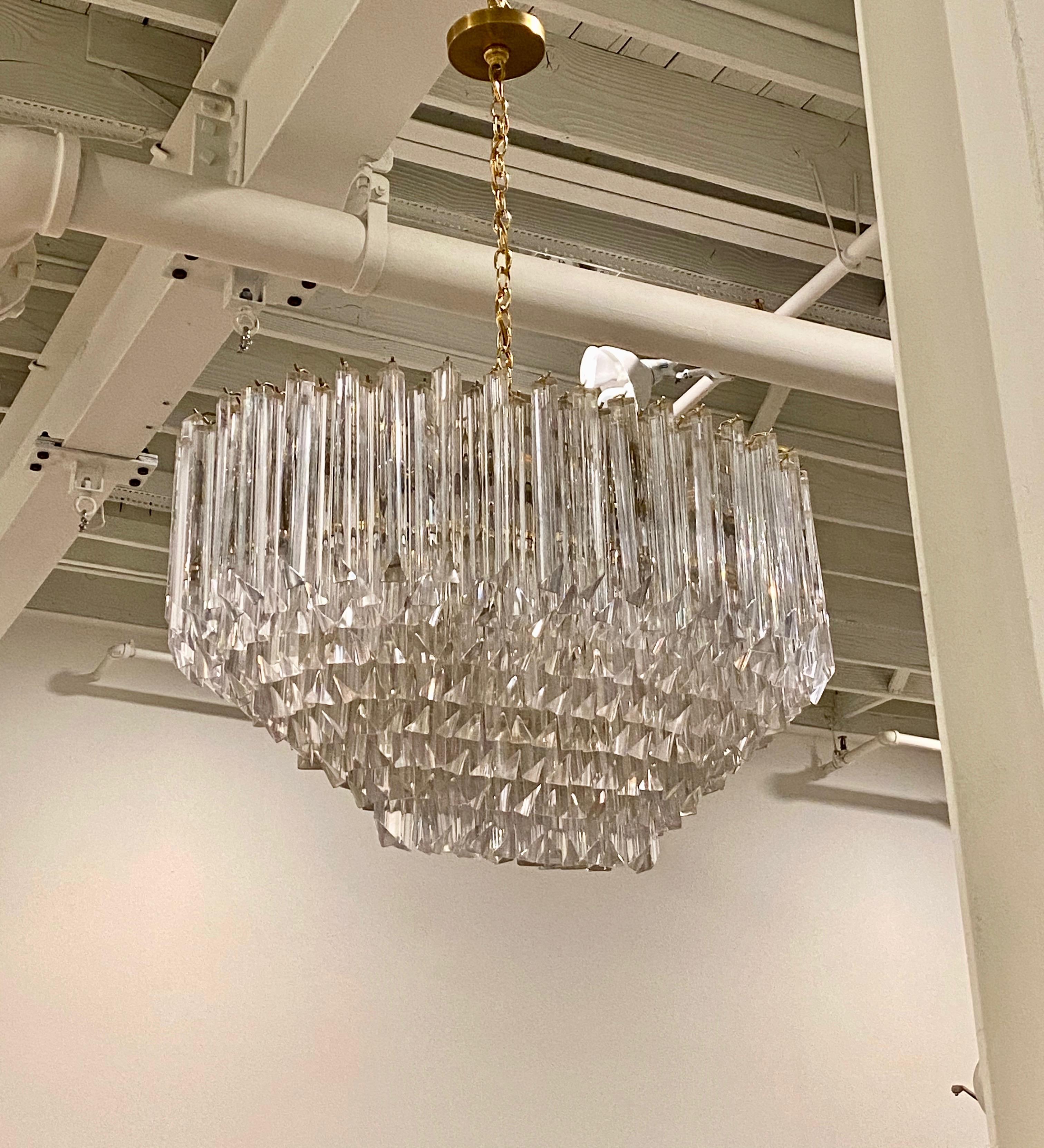 modern oval chandelier