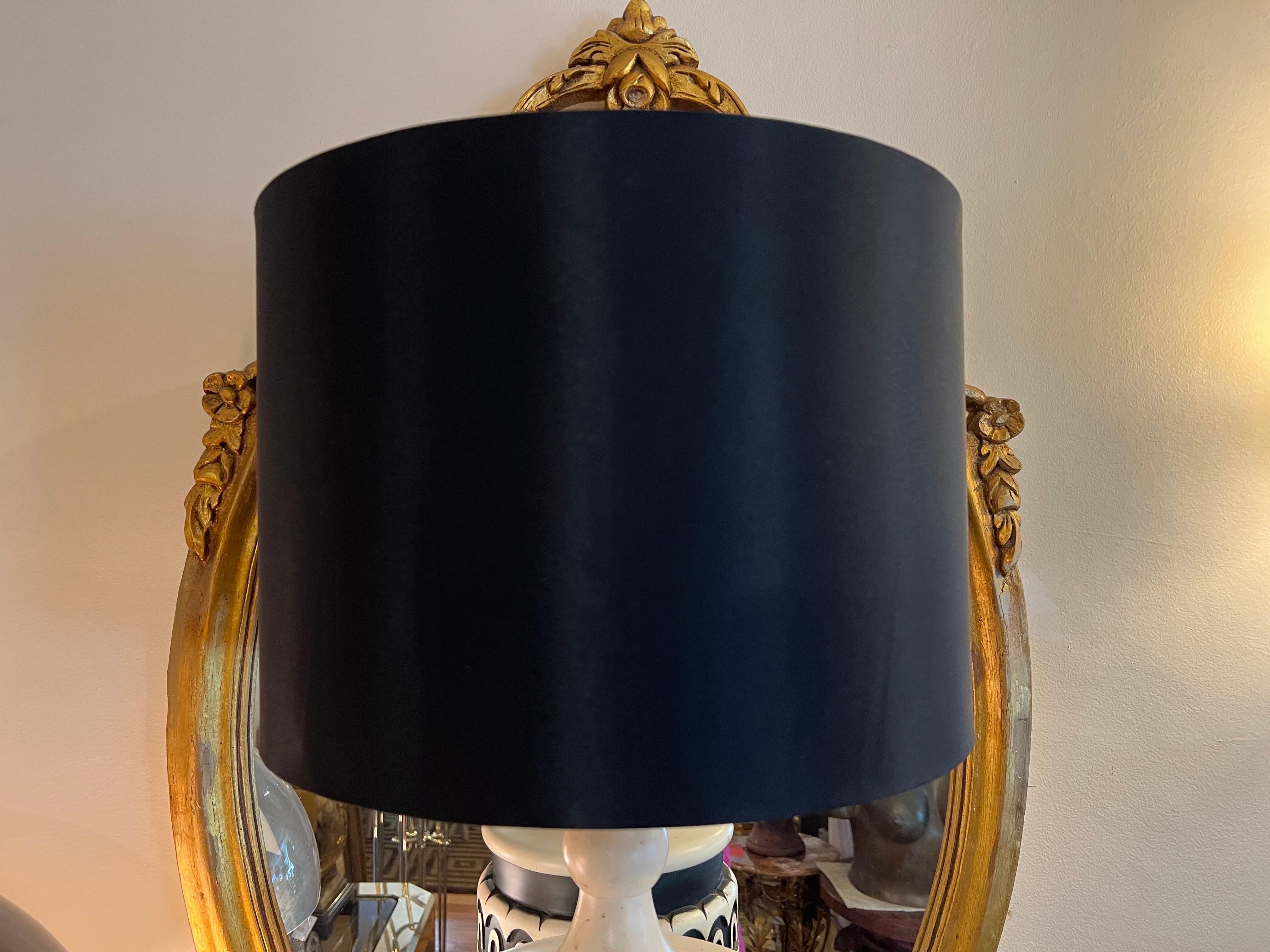 Mid-Century Modern Ceramic Tiki Lamp For Sale 1
