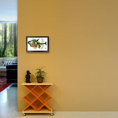 Mid-Century Modern Tile Panel of Colorful Fish by Spanish Artist César Manrique