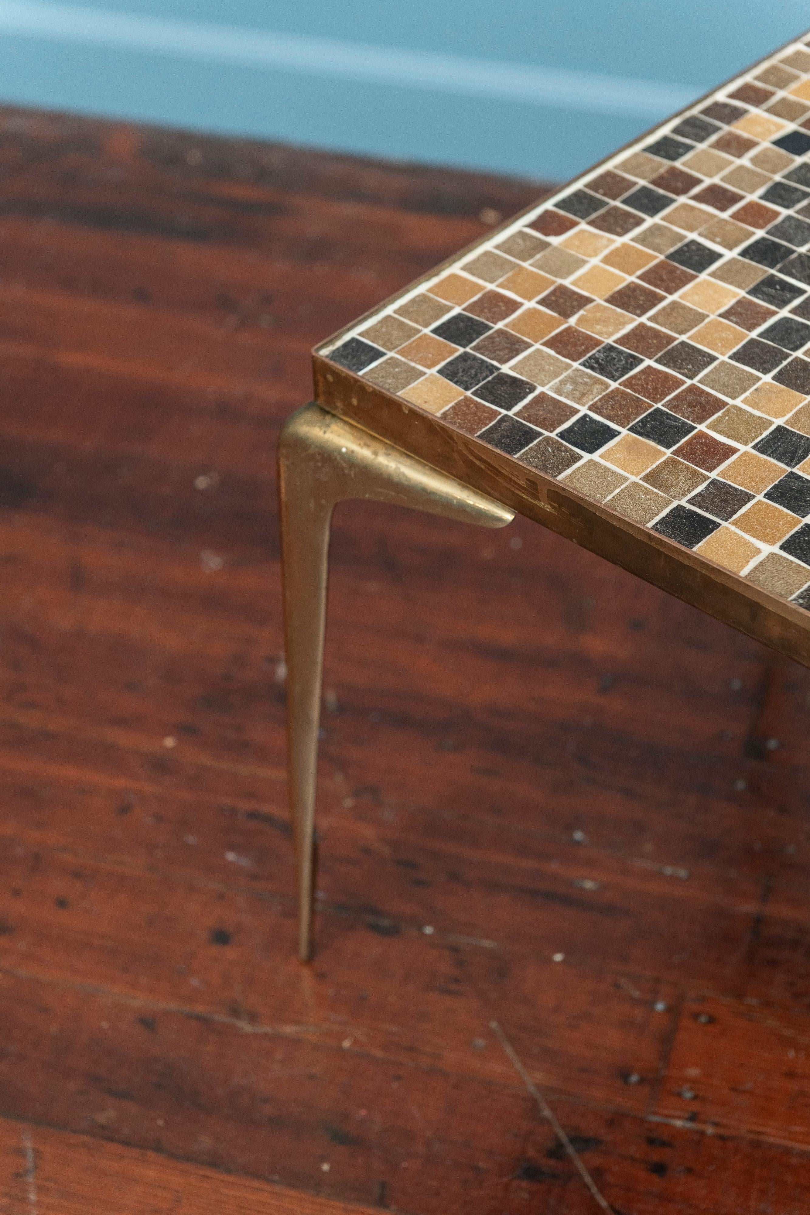 Mid-20th Century Mid-Century Modern Tile Top Tables For Sale