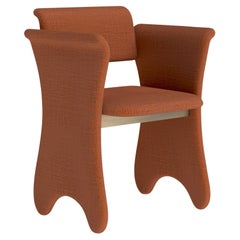 The Modernity Timeless Chairs, tissu de laine, laiton, fait à la main par Greenapple