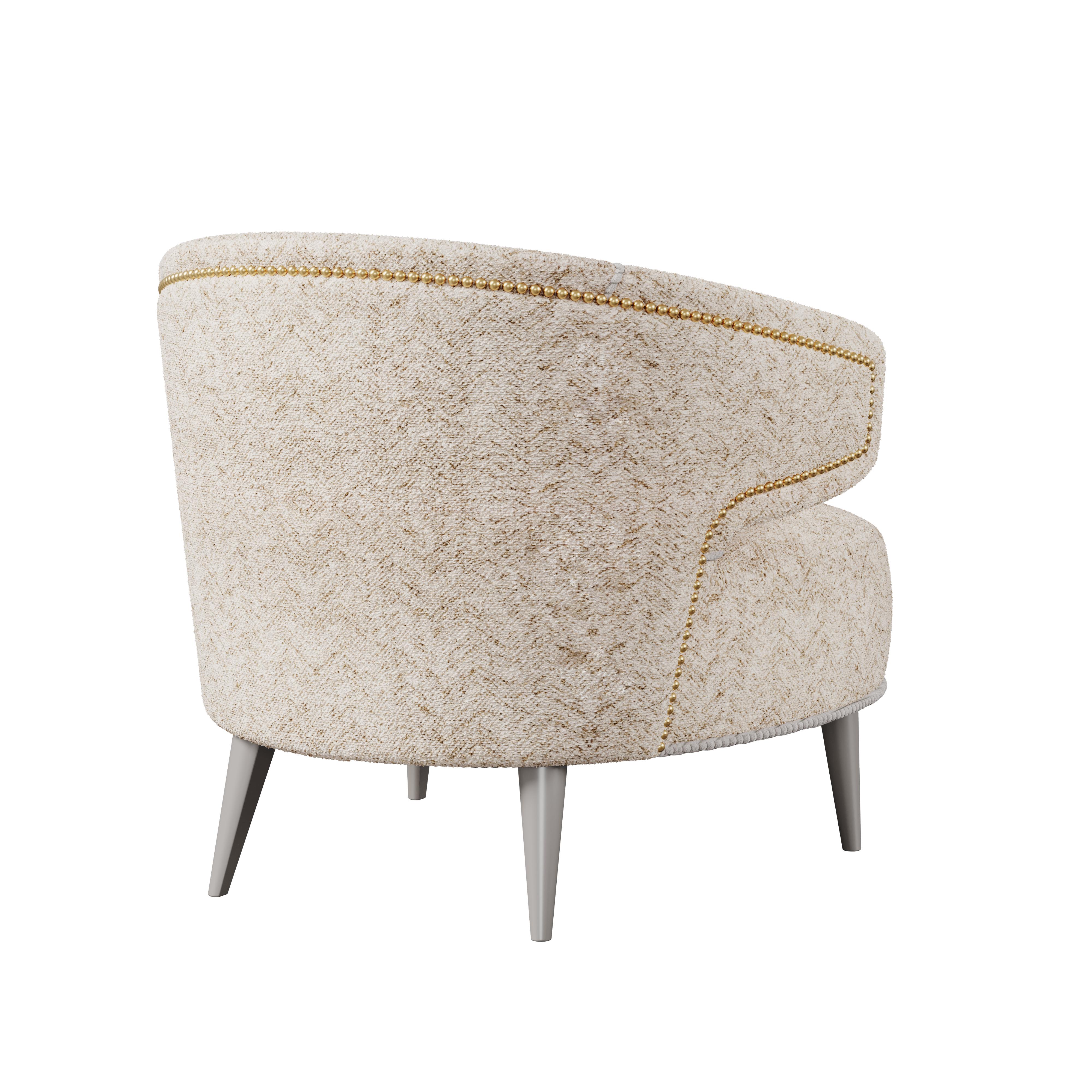 Sillón moderno de mediados de siglo Tippi Madera Made in Portugal by Ottiu en venta 2