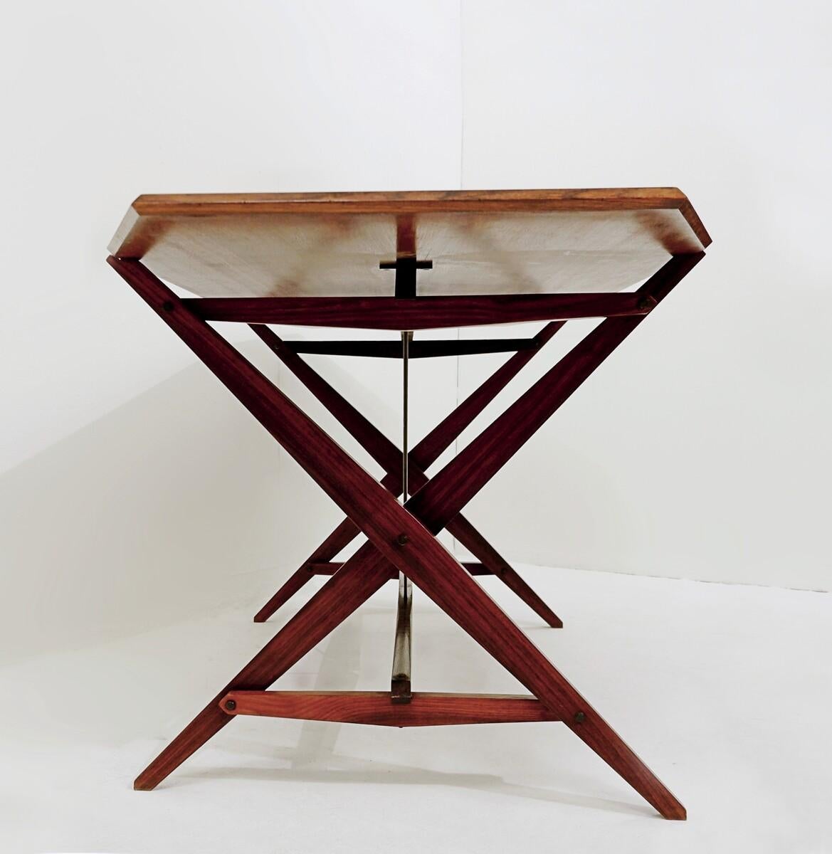 Mid-Century Modern TL2 Cavalletto Desk/Dining Table by Franco Albini for Poggi For Sale 6