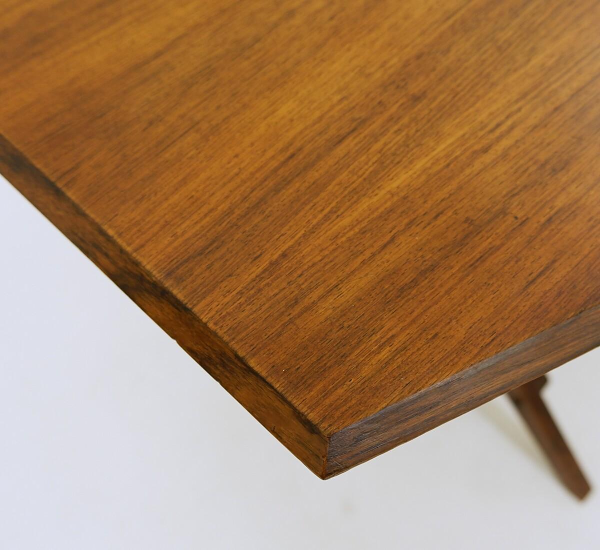 Wood Mid-Century Modern TL2 Cavalletto Desk/Dining Table by Franco Albini for Poggi For Sale