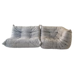 Mid-Century Modern Togo 2 Seater Sofa & Corner by Michel Ducaroy for Ligne Roset