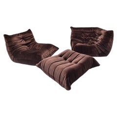 Mid Century Modern Togo Modular Sofa Set by Michel Ducaroy for Ligne Roset