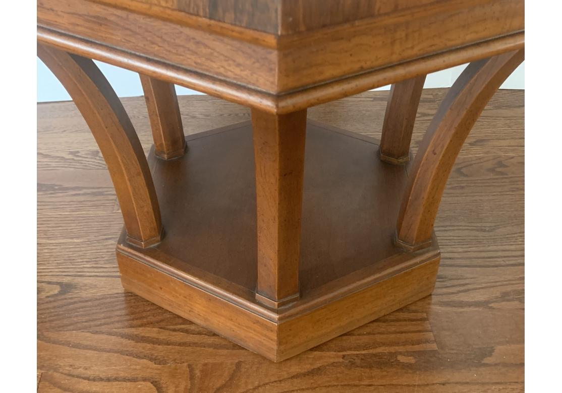 Mid Century Modern Tomlinson Furniture Mesa auxiliar octogonal en venta 8