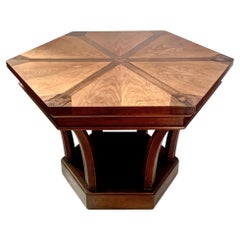 Achteckiger Tomlinson Furniture-Beistelltisch, Moderne der Mitte des Jahrhunderts