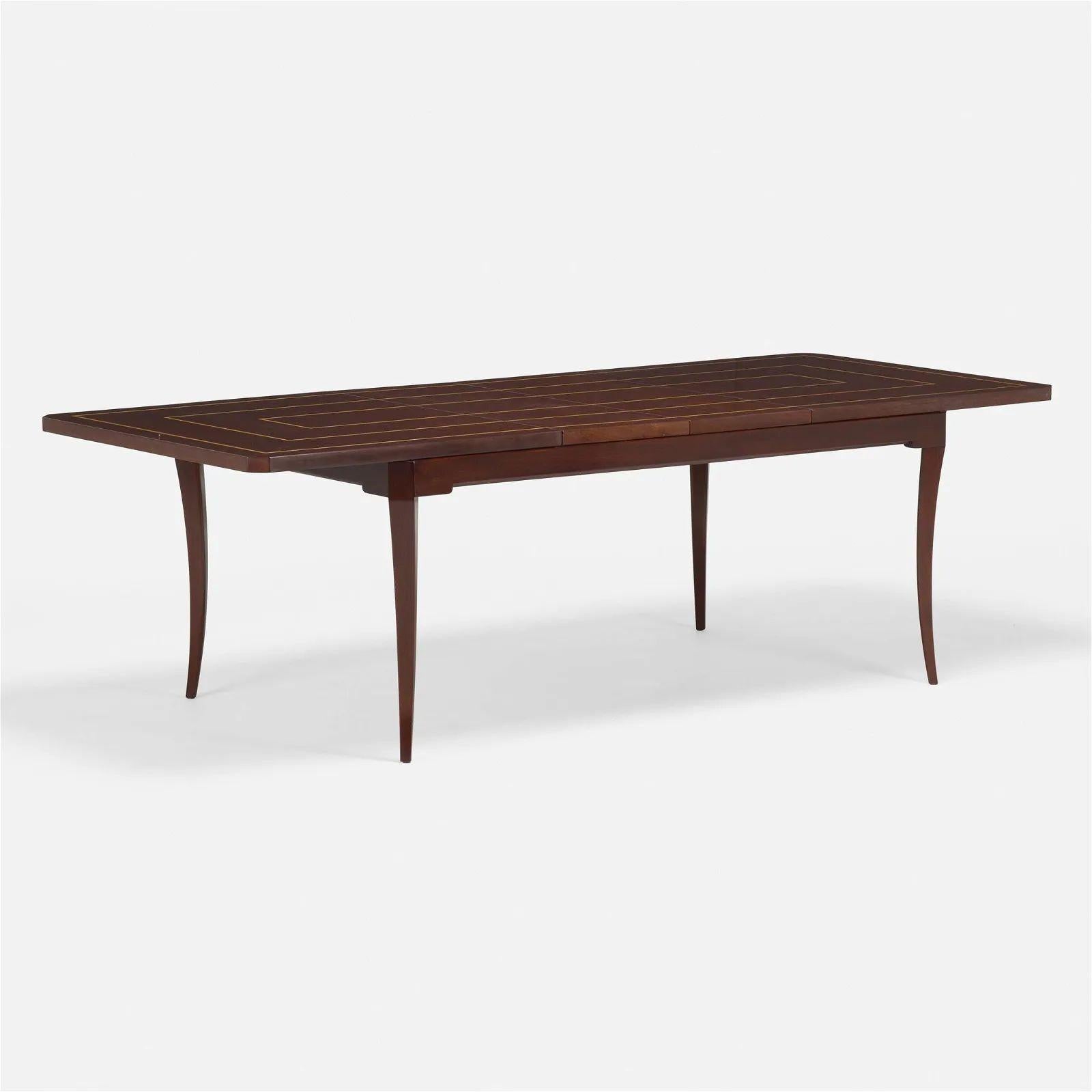 modern mahogany dining table