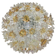Mid-Century Modern Toni Zuccheri Edited by Venini Murano Glass Italian Lamp