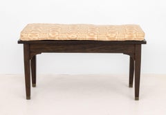 Mid-Century Modern Tonkbench Wood Piano Bench, circa 1940