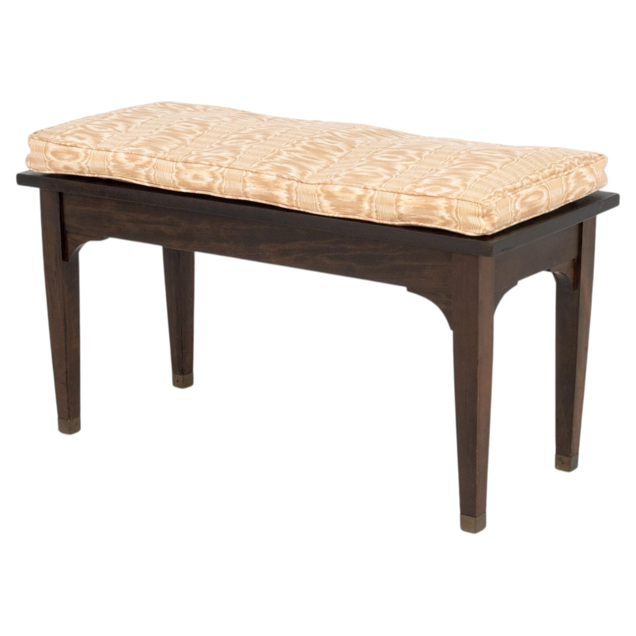 Mid-Century Modern Tonkbench Wood Piano Bench, circa 1940