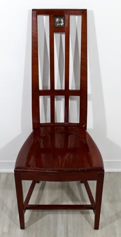 Mid-Century Modern Traditional Set of 8 Side Cranbrook Dining Chairs Saarinen