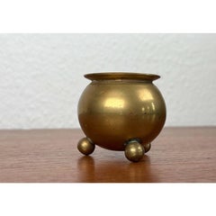 Mid-Century Modern Traditional Swedish Brass Candleholder, 1960s