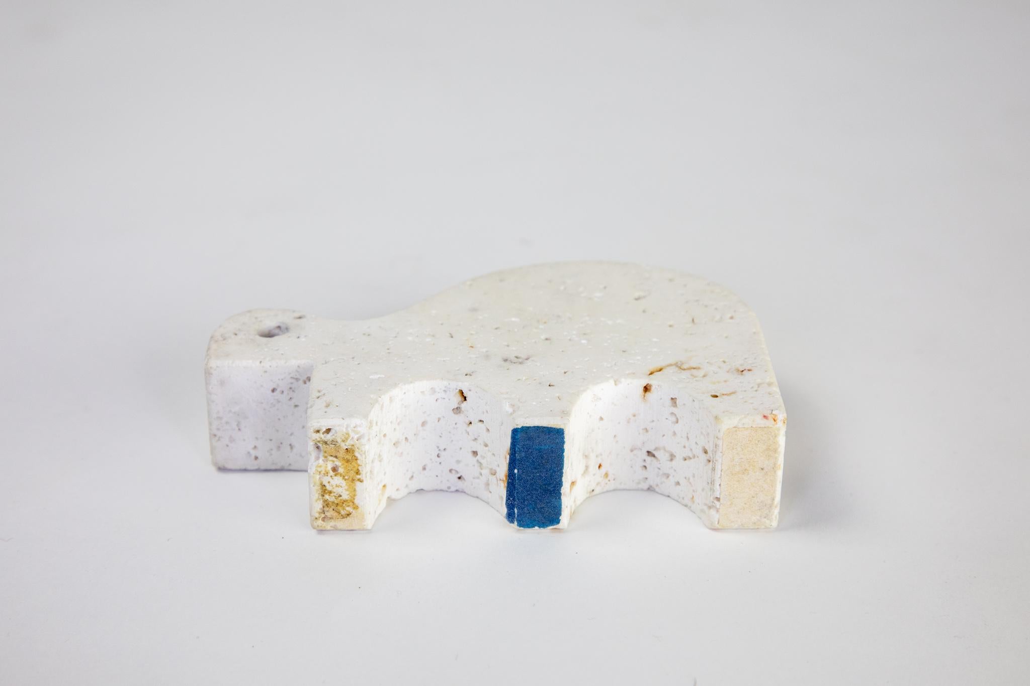 Mid-Century Modern Travertine Animals Sculptures in Brutalist Style, Italy 1970s For Sale 10