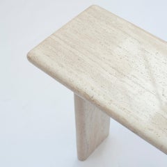 Mid-Century Modern Travertine Console/Side Table, 1970s