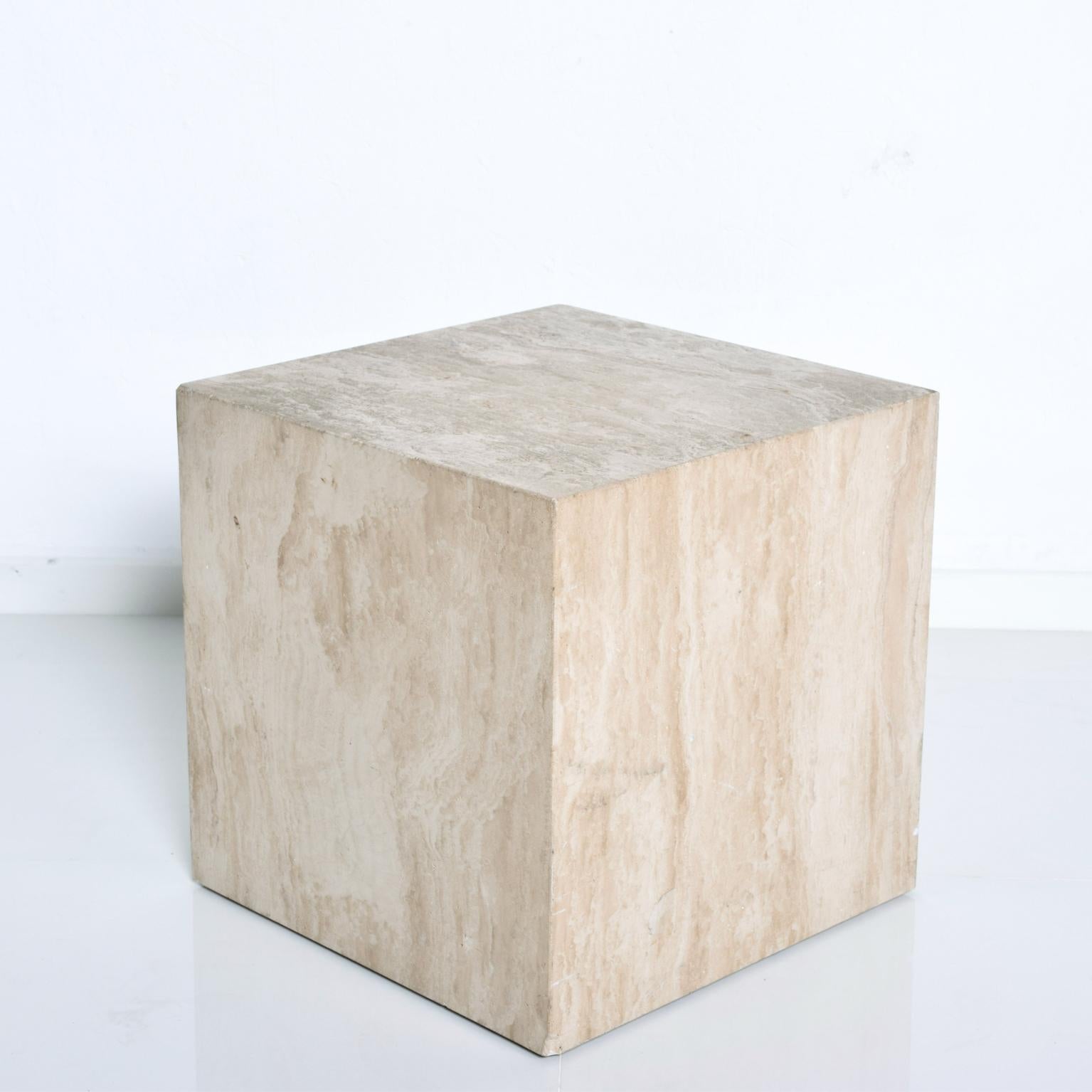 stone cube table