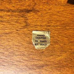 Mid-Century Modern Table Bar Tray Wood Look by Auld Haiti