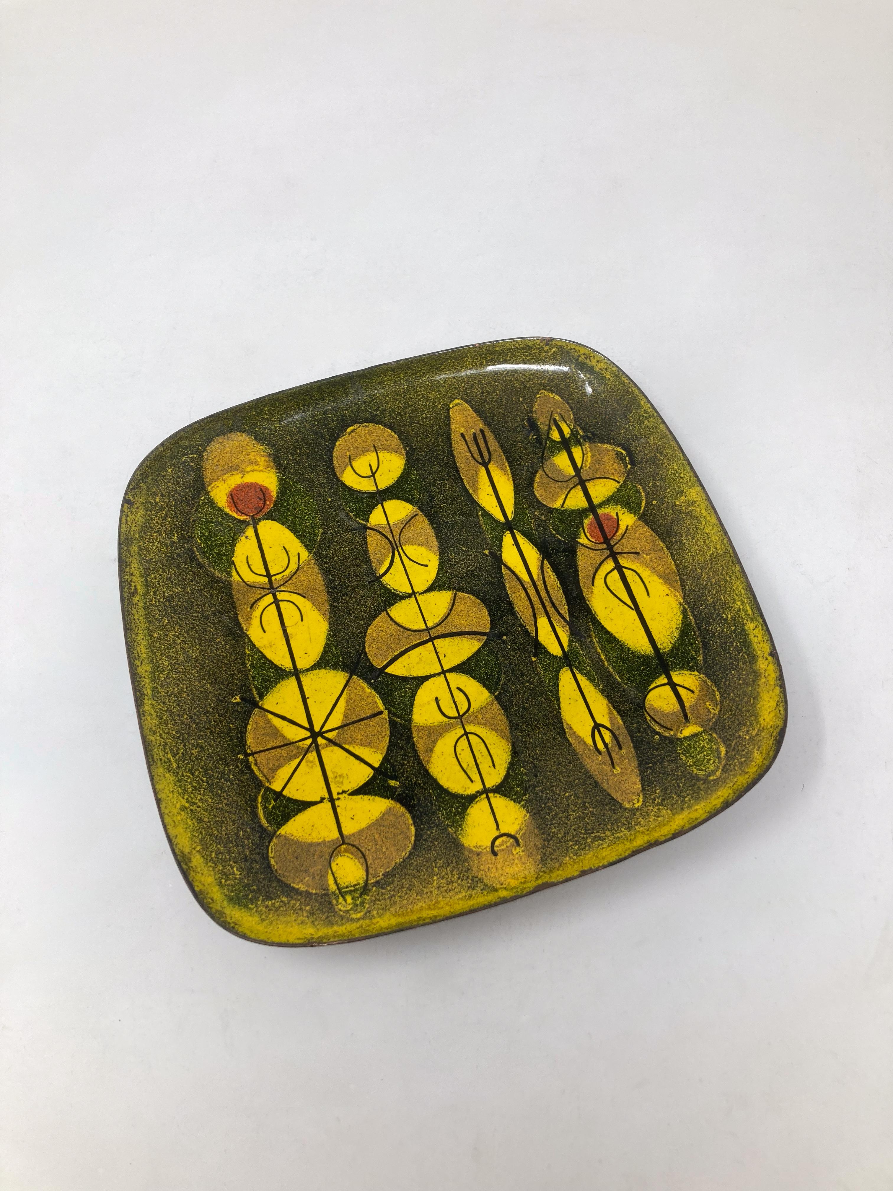 Metal Mid-Century Modern Tray For Sale