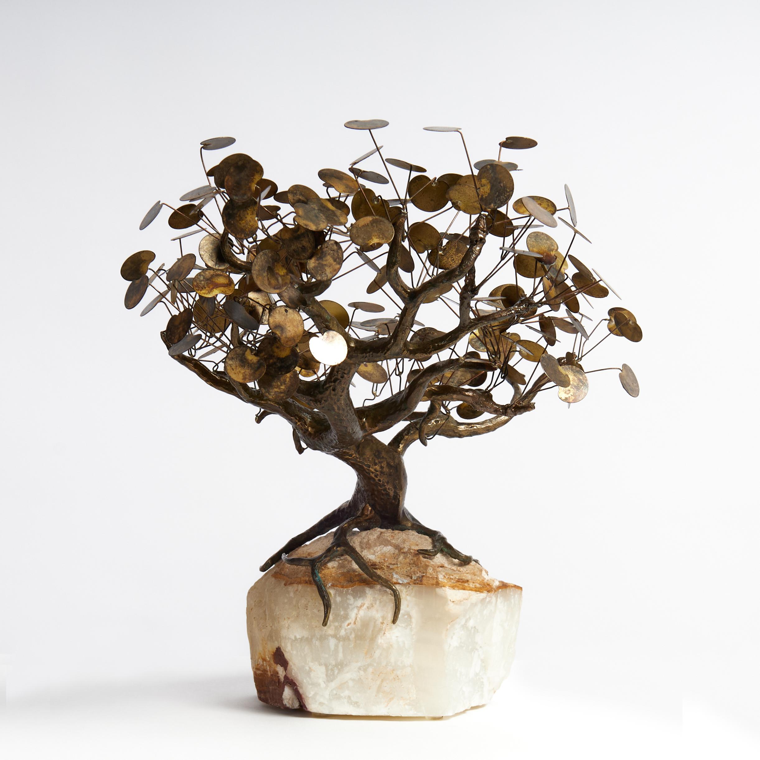 Americano Albero scultura del Mid Century Modern di Curtis Jere in vendita