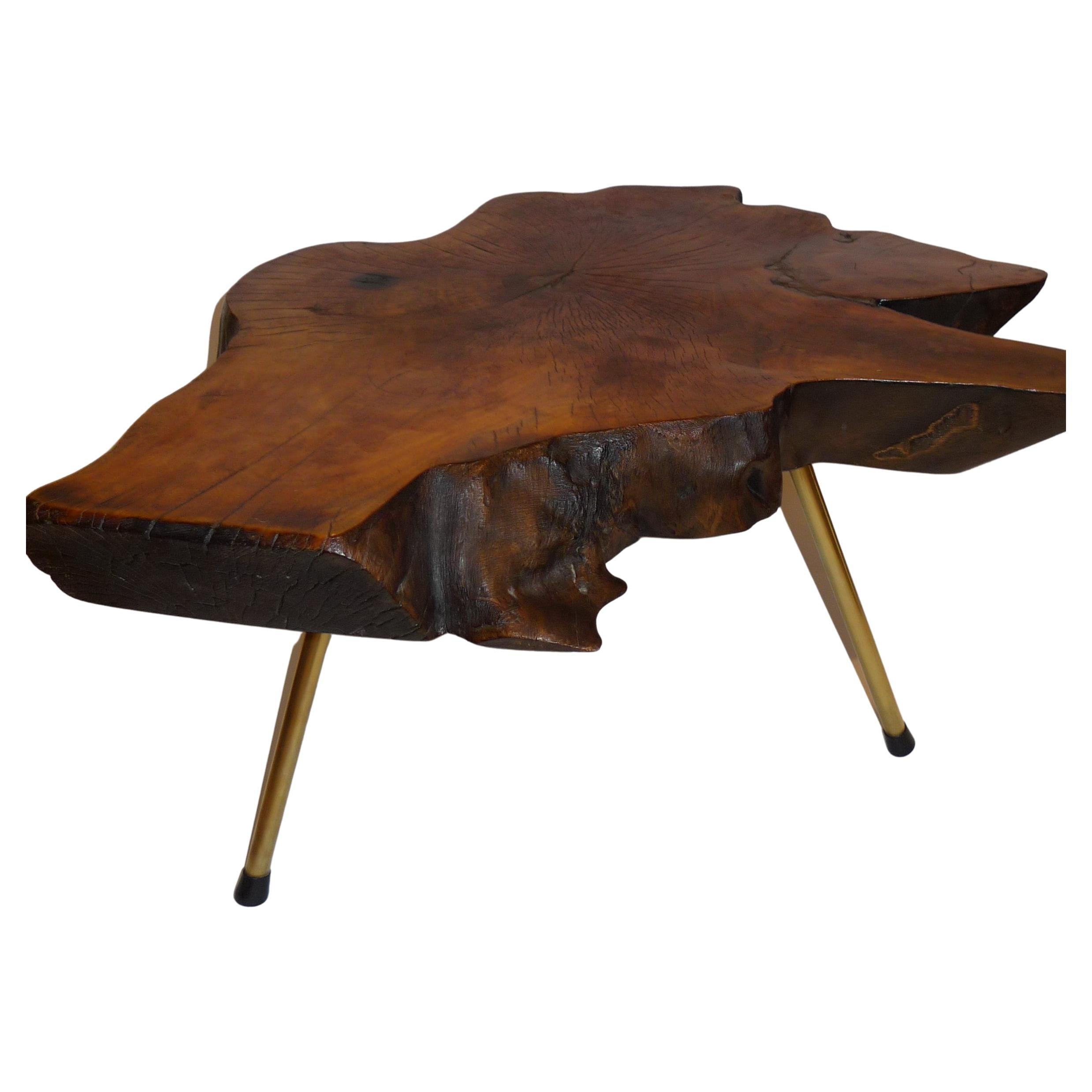 Mid-Century Modern Tree Trunk Coffee Table by Carl Auböck For Sale