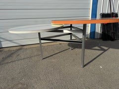 Mid-Century Modern Tri Level Nelson Style Mushroom Dining Table