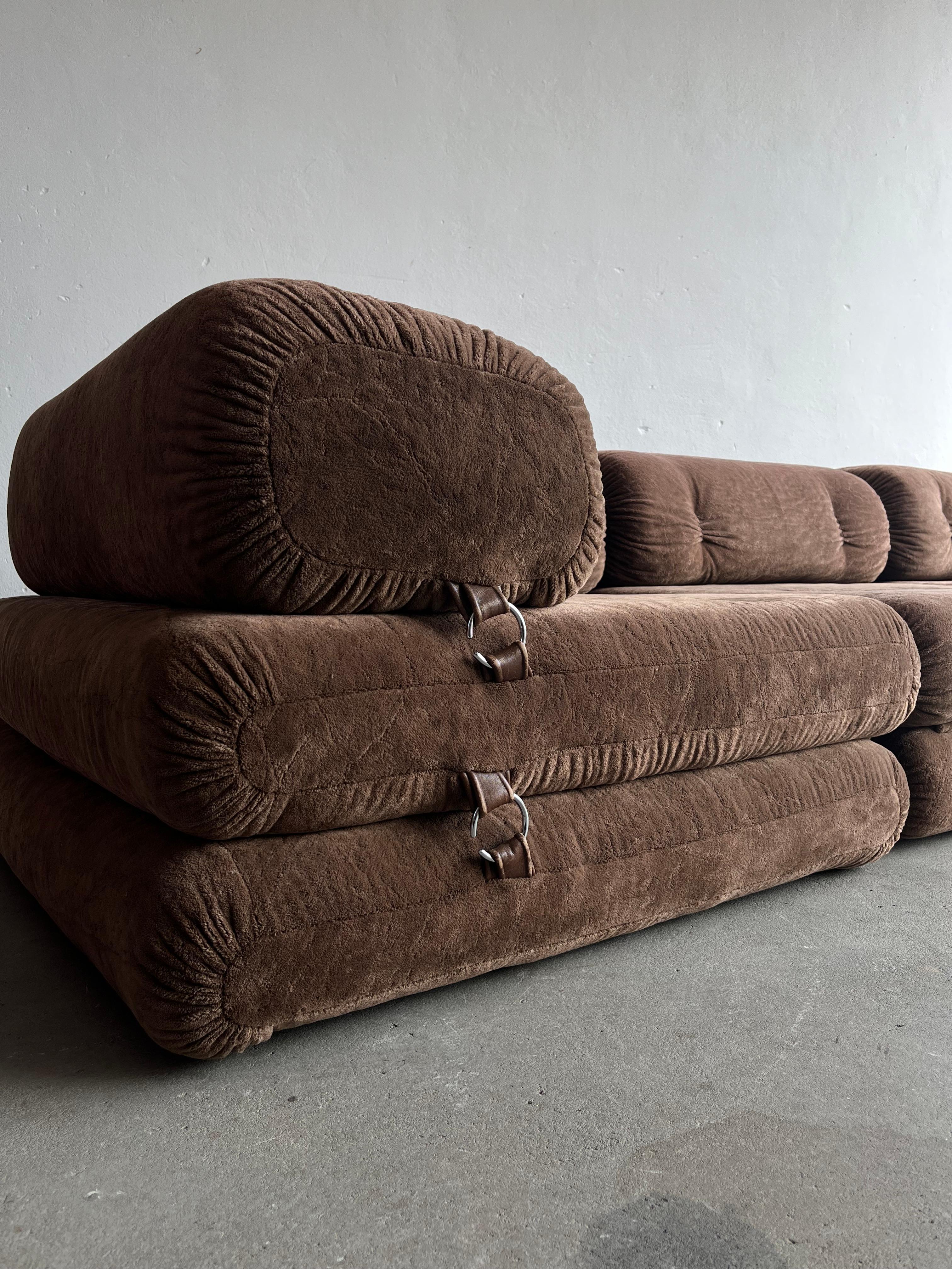 Midcentury-Modern 'Triade' Modular Daybed Sofa by Wittmann, 1970s, Austria 2