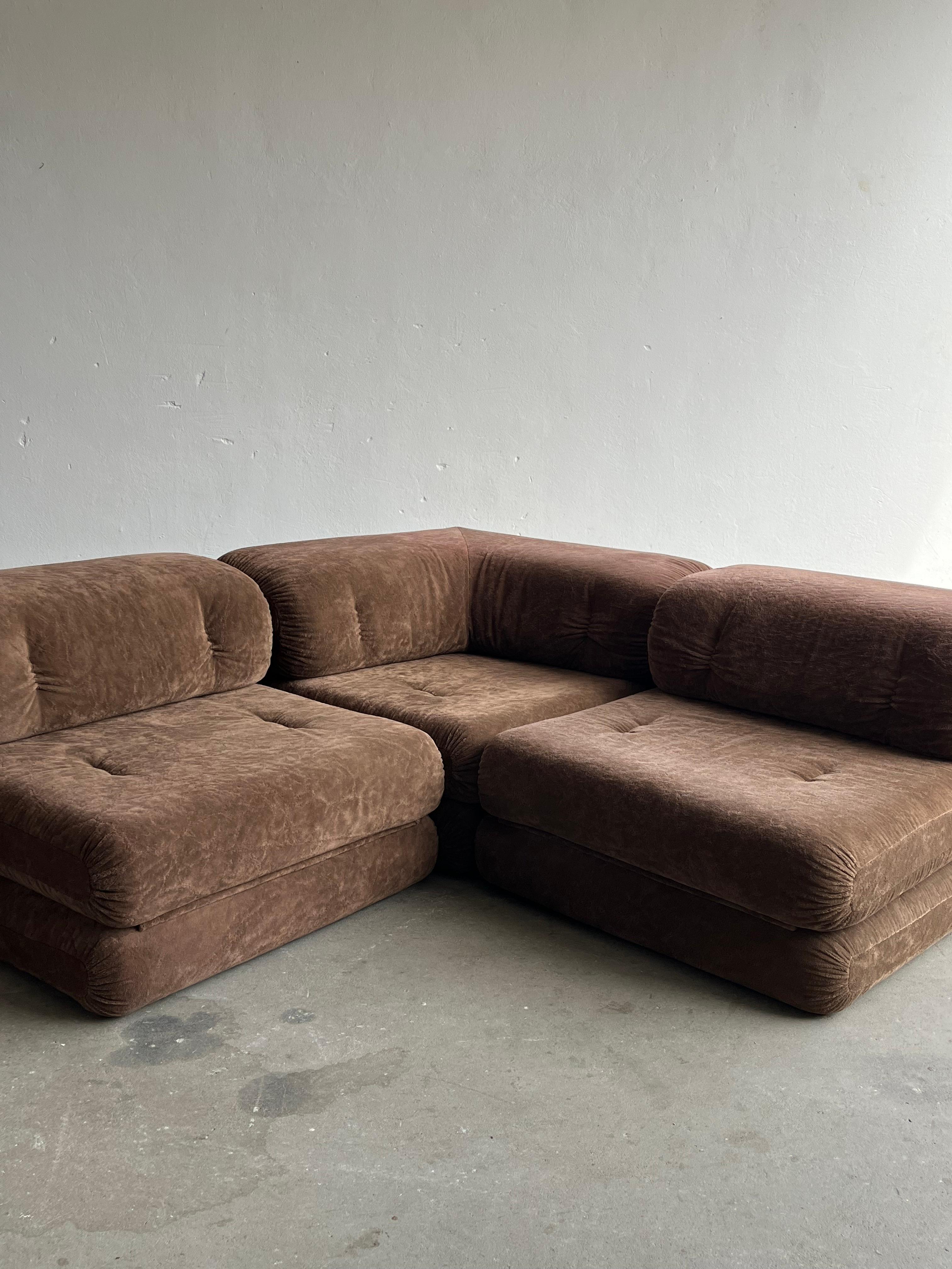 Midcentury-Modern 'Triade' Modular Daybed Sofa by Wittmann, 1970s, Austria 5