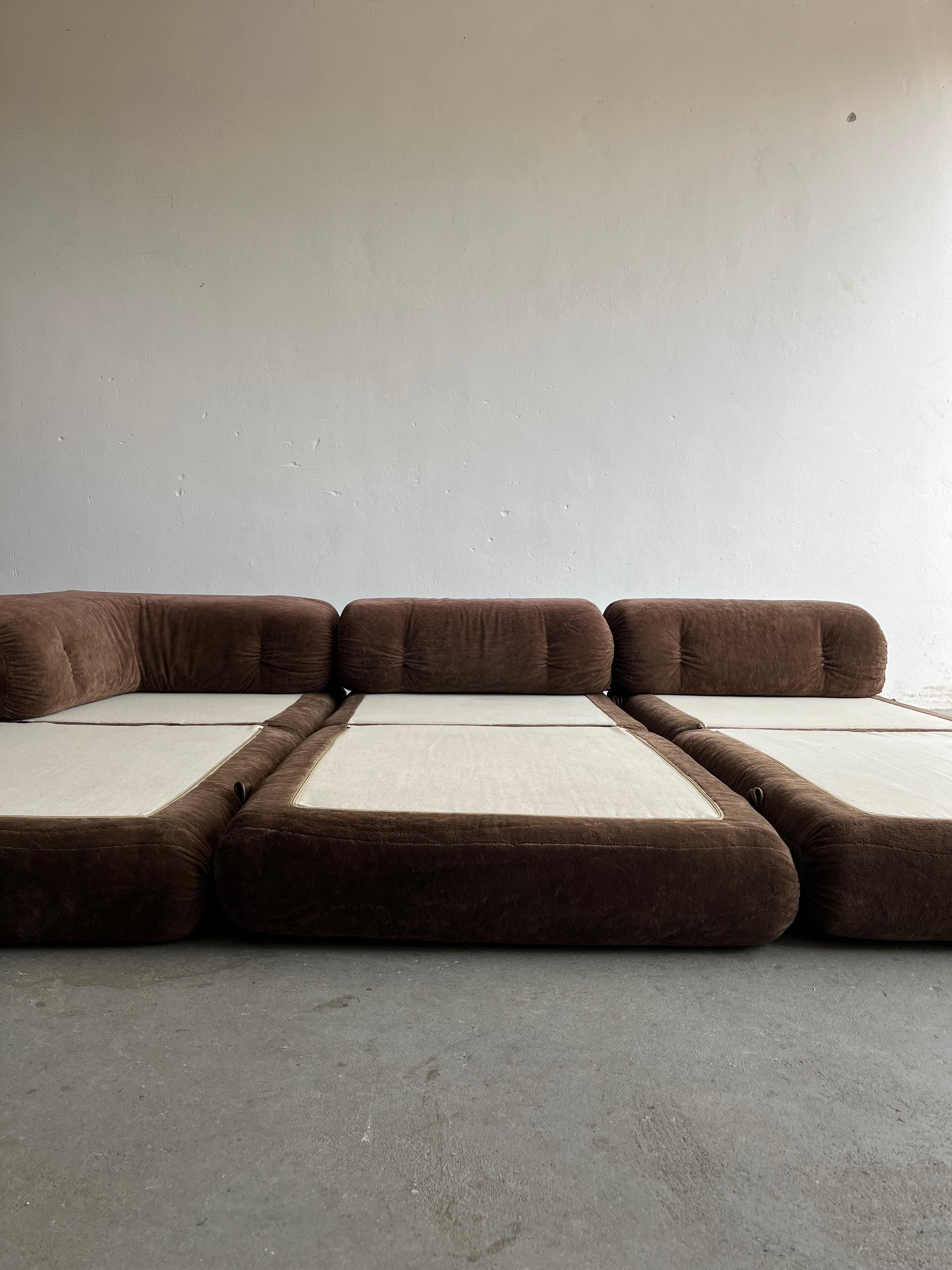 Midcentury-Modern 'Triade' Modular Daybed Sofa by Wittmann, 1970s, Austria 5