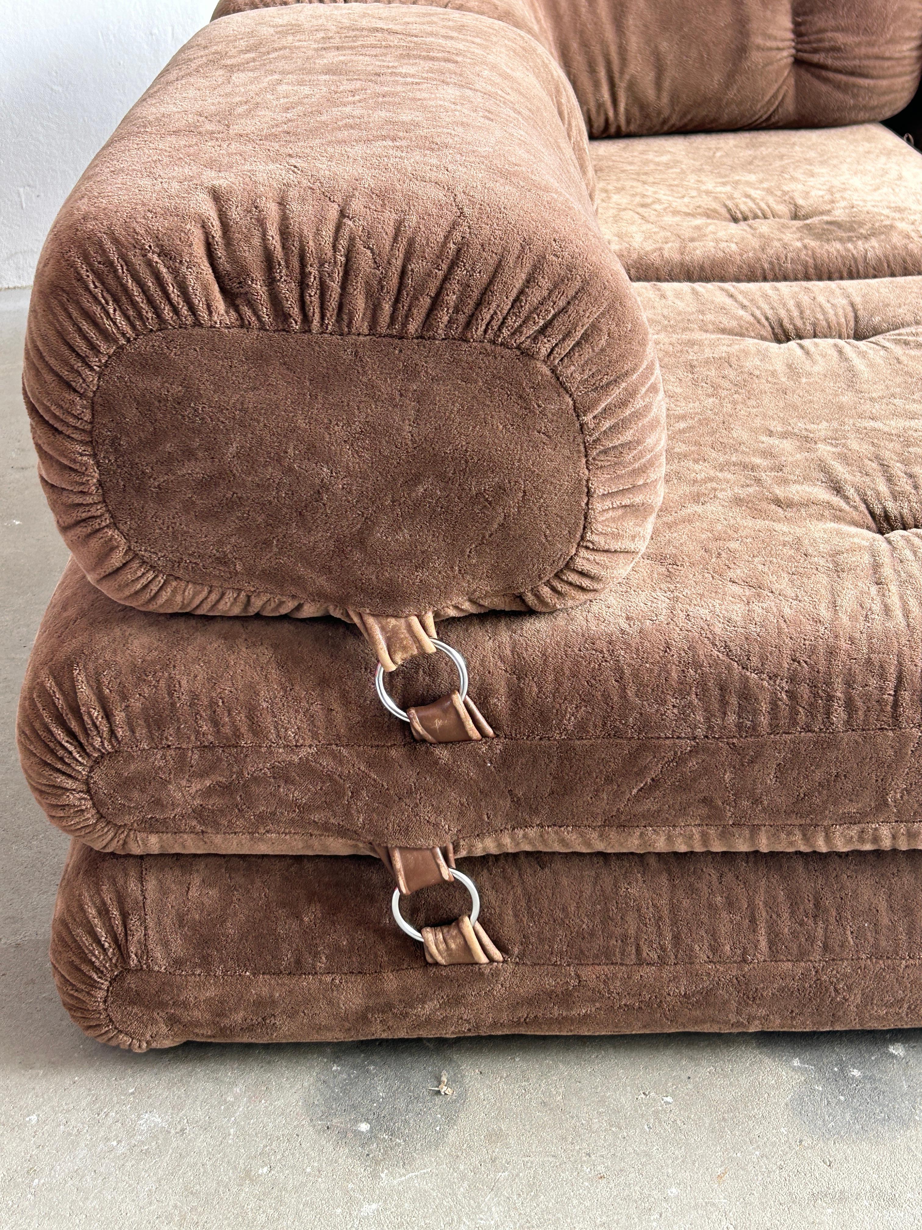 Midcentury-Modern 'Triade' Modular Daybed Sofa by Wittmann, 1970s, Austria 10