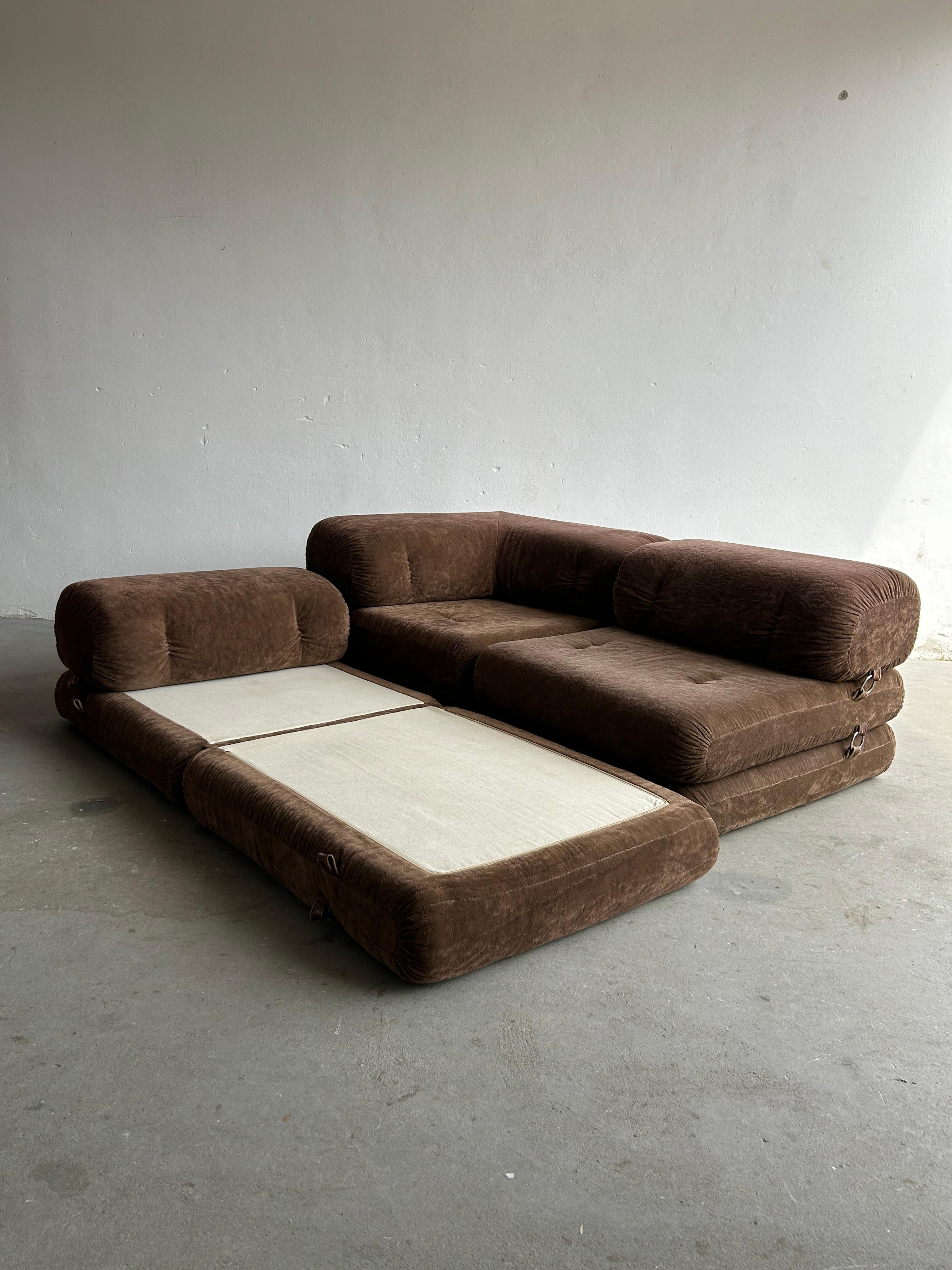 Austrian Midcentury-Modern 'Triade' Modular Daybed Sofa by Wittmann, 1970s, Austria