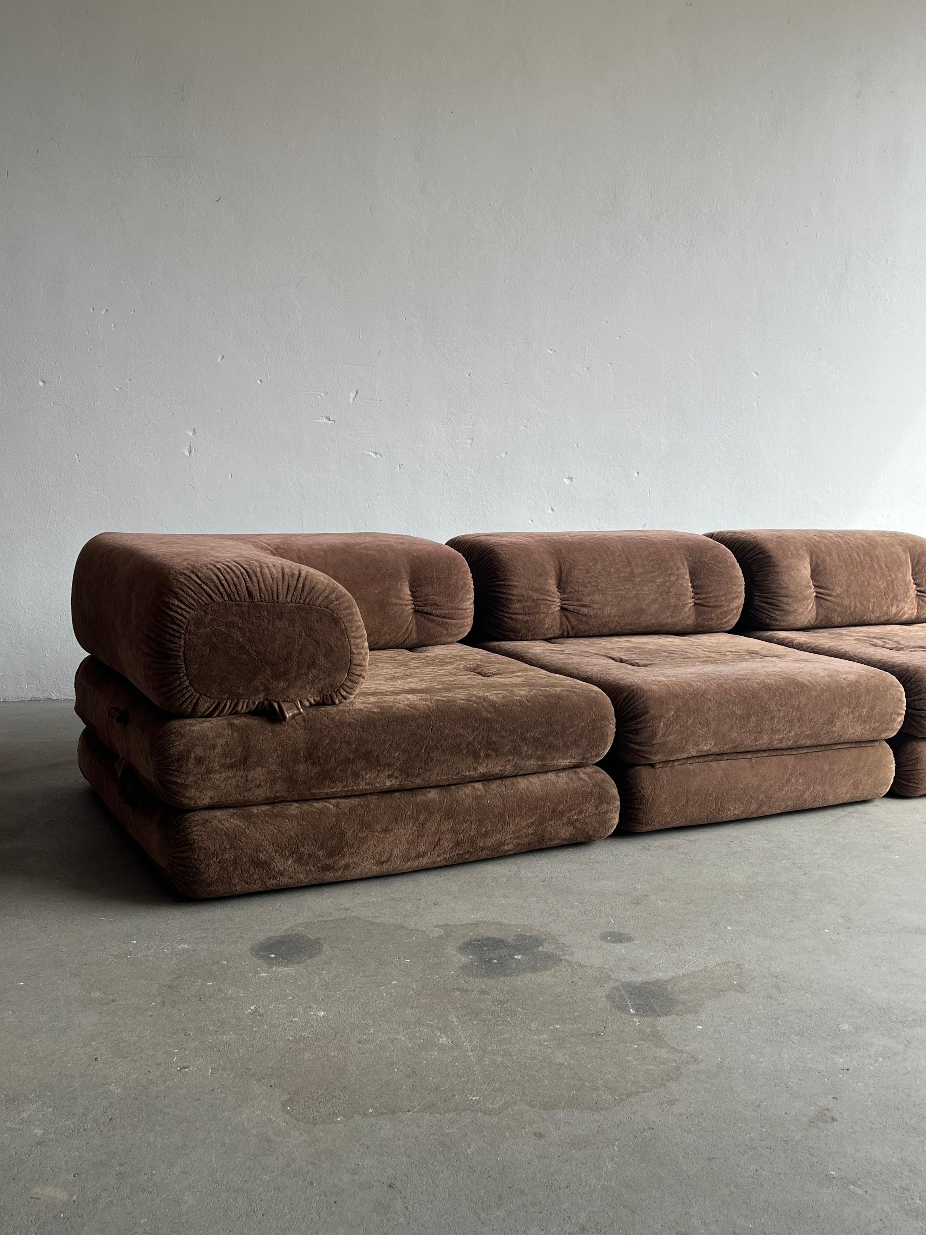 Midcentury-Modern 'Triade' Modular Daybed Sofa by Wittmann, 1970s, Austria 1