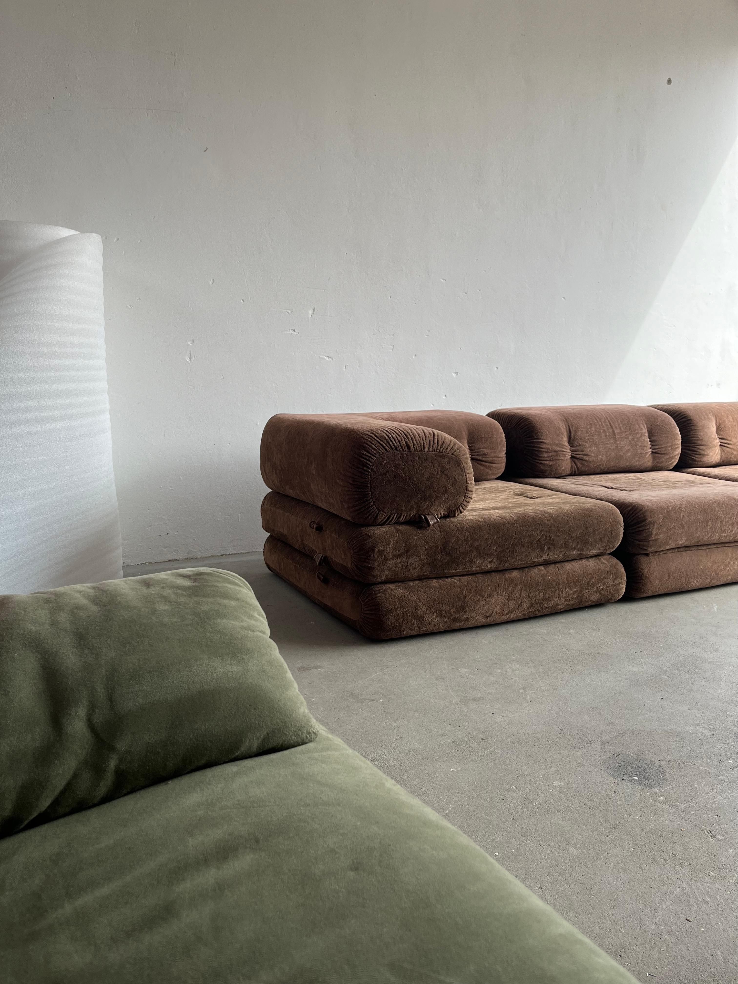 Midcentury-Modern 'Triade' Modular Daybed Sofa by Wittmann, 1970s, Austria 1