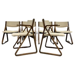 Mid-Century Modern "Triangle" Dining Chairs by Stow Davis, Set/6
