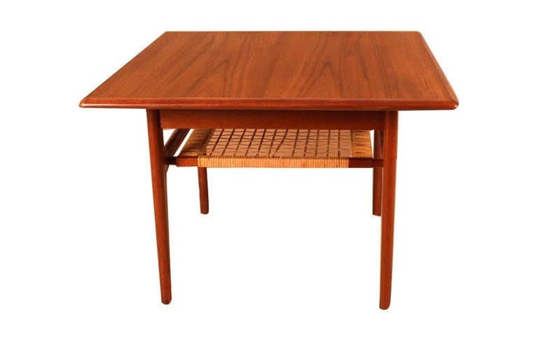 Mid-20th Century Mid-Century Modern Trioh Danish Teak End Table For Sale