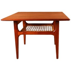 Retro Mid-Century Modern Trioh Danish Teak End Table