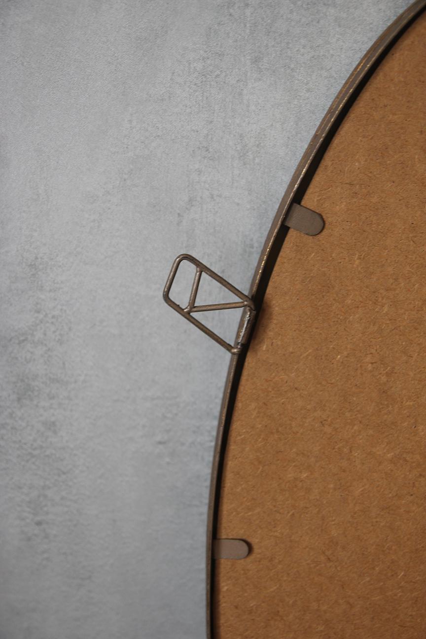 Mid-Century Modern Triple Oval Overlapping Wall Mirror For Sale 1