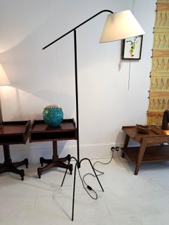 Mid-Century Modern tripod floor lamp, France 1950s