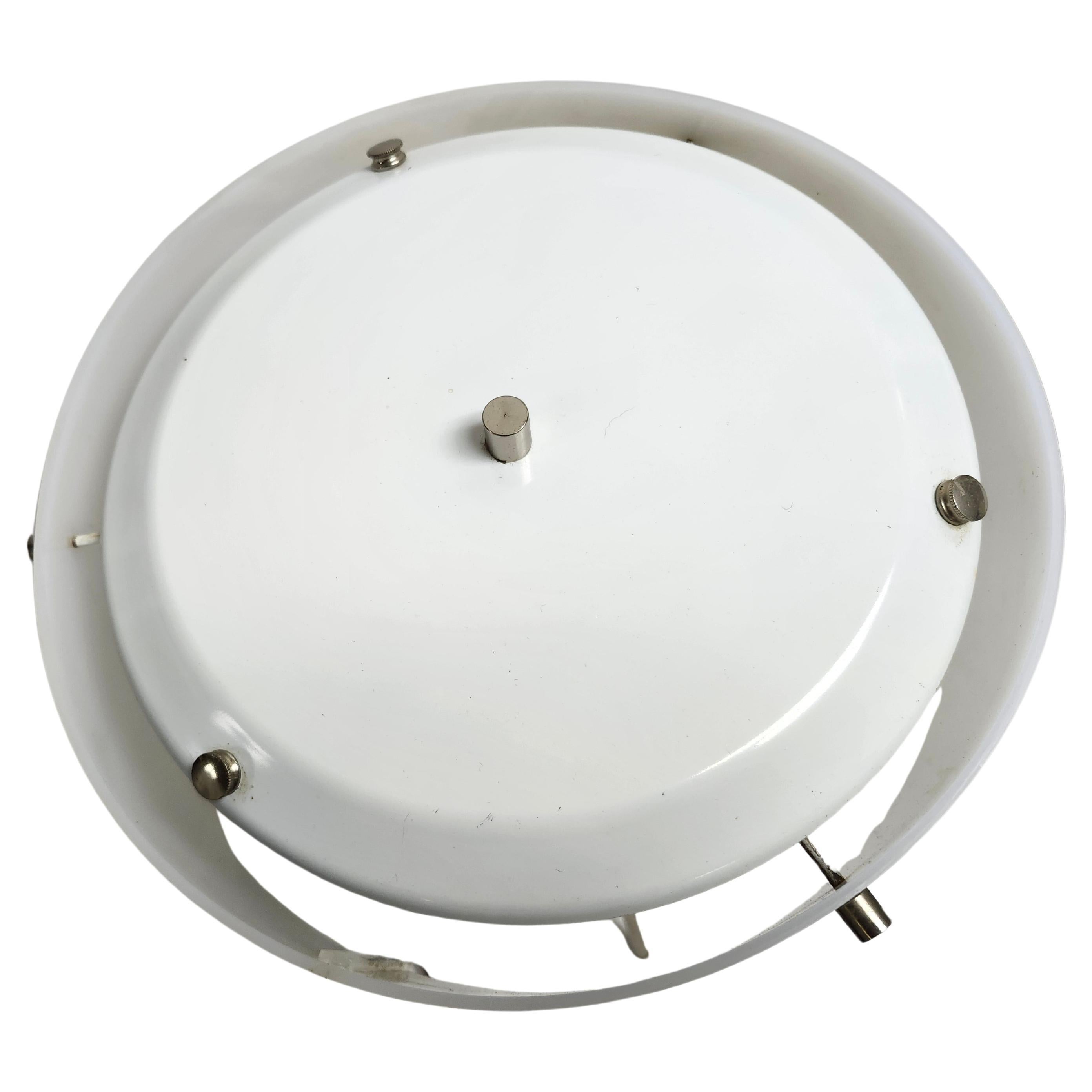 Hand-Crafted Mid Century Modern Tripod Plexi Table Lamp by T H Robsjohn Gibbings For Sale